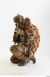  Frankie Perry Russian Sniper in Ghillie Kneeling 